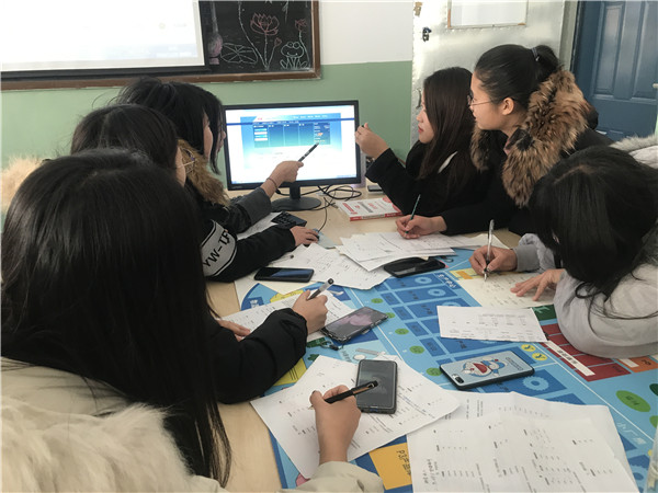 经济管理系开展电子ERP企业沙盘模拟实训