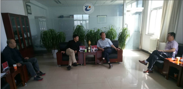 沧州盐山职教中心负责人到万象城官网洽谈中高职衔接工作