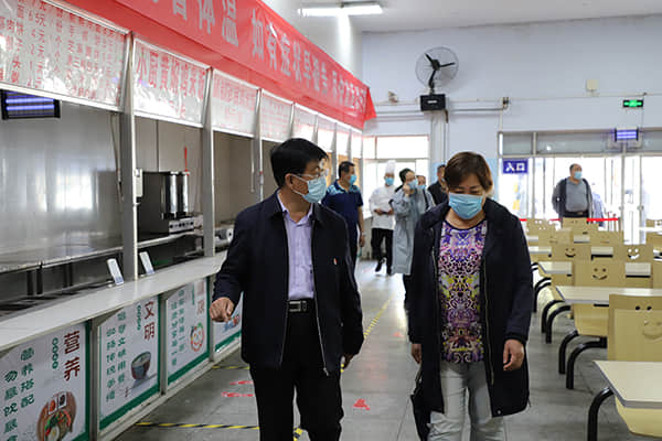 省督导组督导检查万象城官网疫情防控和开学准备工作