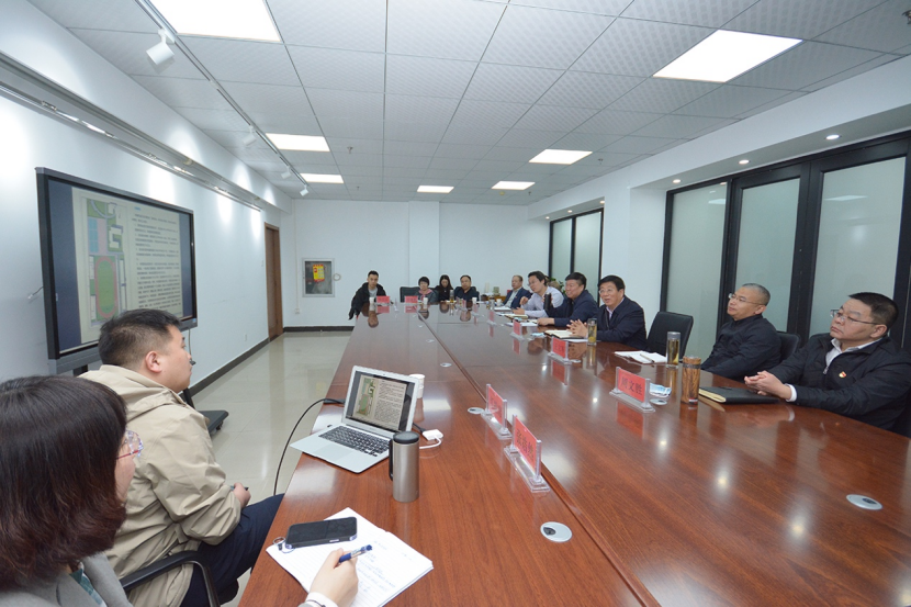 党委书记冯印涛、院长王立军听取重点项目规划设计方案汇报