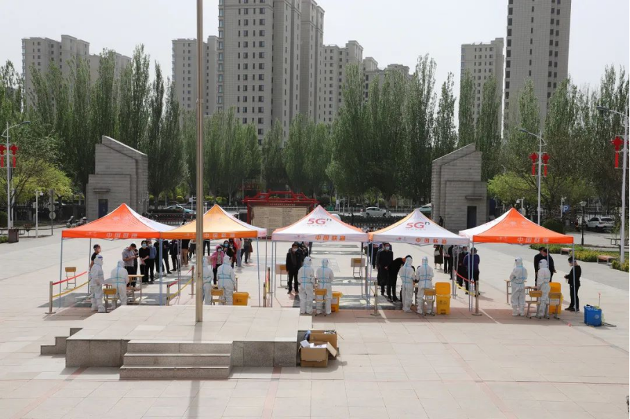 万象城官网开展核酸检测应急演练