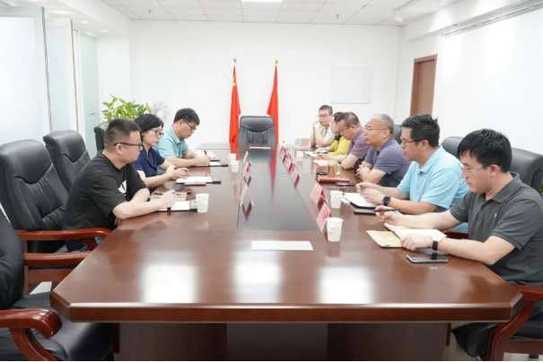 院长王立军会见河北建材职业技术学院产学研合作处处长周美茹一行