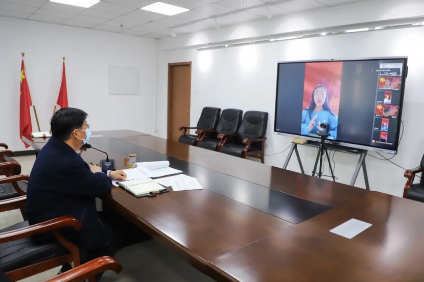 党委书记冯印涛指导团属学生组织改革工作