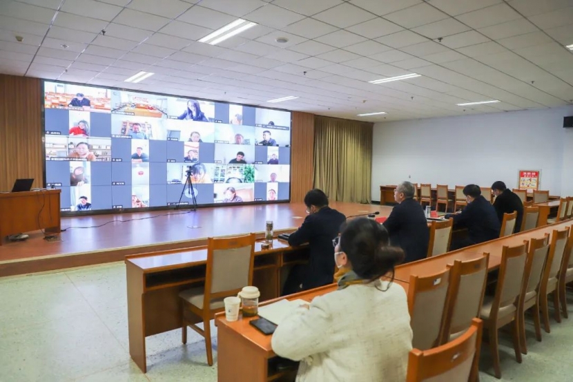 学院对确保2022年度各项重点任务完成进行再部署