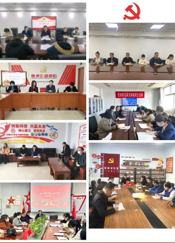 学院各党支部陆续召开2022年度组织生活会并开展民主评议党员工作